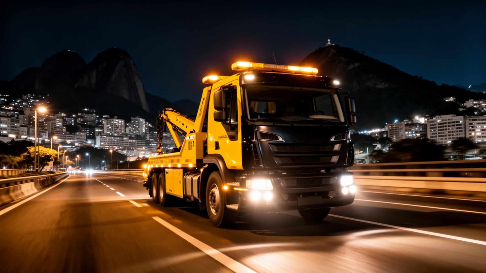 Caminhão guincho Reboque Carioca atendendo no Rio de Janeiro